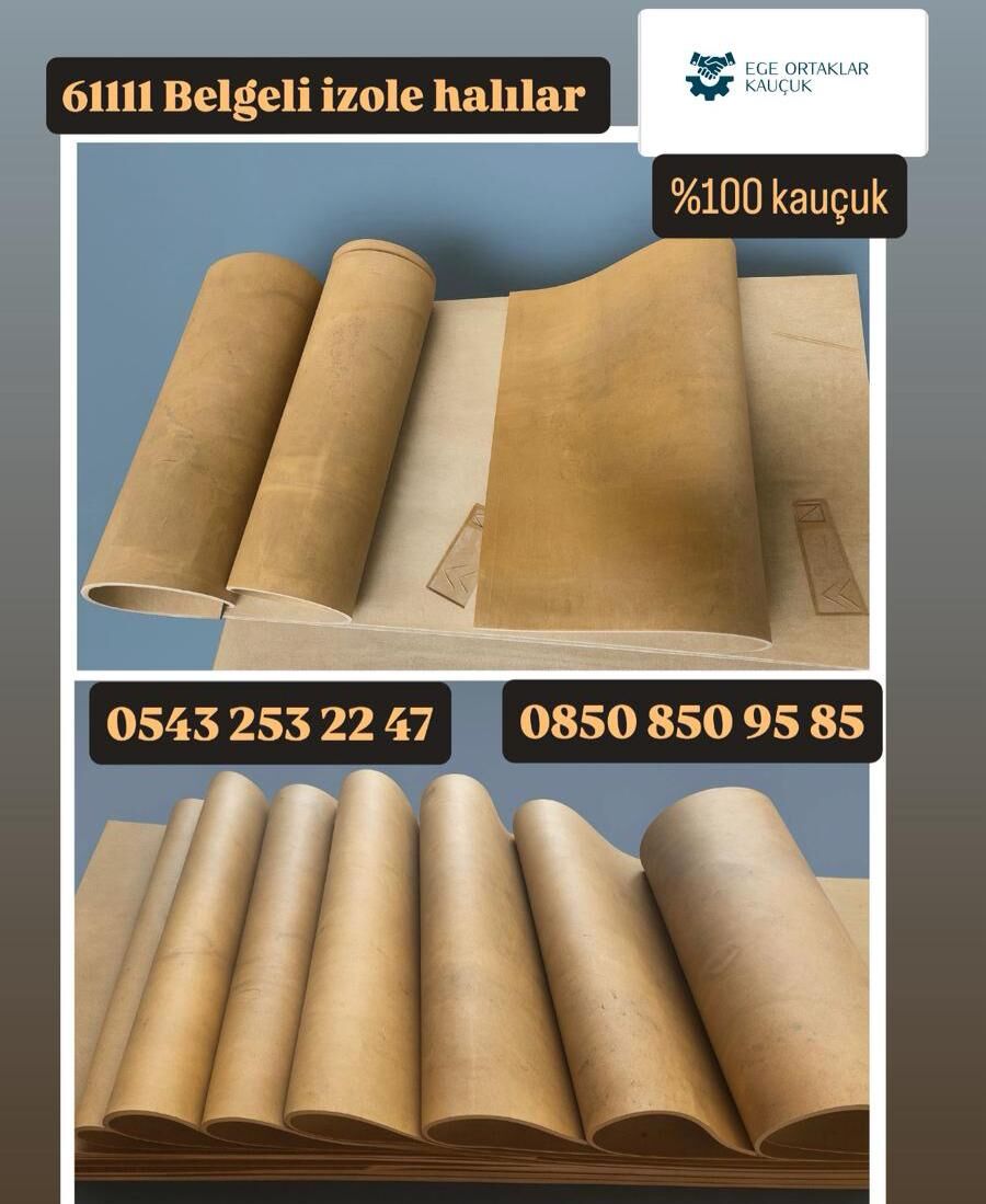 5 mm EN 61111 BELGELİ İZOLE HALI 36.000 VOLTA KADAR DAYANIKLI