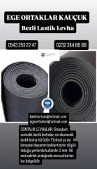 6MM BEZLİ LASTİK LEVHA EN: 1 MT