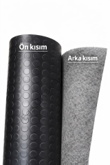 PUANLI DESEN PVC KEÇELİ DÖŞEMELİK LEVHA EN: 2 MT